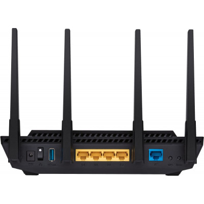 Роутер беспроводной Asus RT-AX58U AX3000 10/100/1000BASE-TX черный