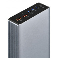 Мобильный аккумулятор Digma Power Delivery DG-PD-30000-SLV 30000mAh 3A QC PD 18W 3xUSB серебристый