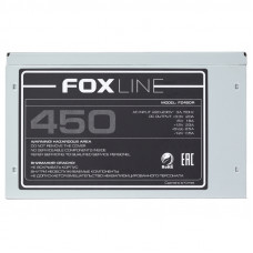 Power Supply Foxline, 450W, ATX, NOPFC, 120FAN, 2xSATA, 2xPATA, 1xFDD, 24+4