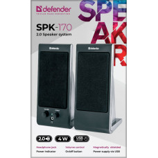 Defender Акустическая 2.0 система SPK-170 черный, 4 Вт, питание от USB