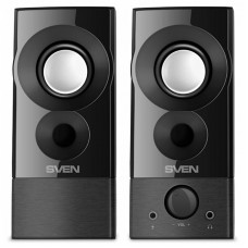 Колонки Sven 357 2.0 черный 6Вт портативные