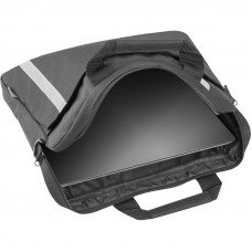 Defender Сумка для ноутбука Shiny 15''-16" черный, светоотражающая полоса