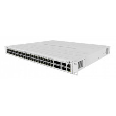 Коммутатор MikroTik CRS354-48P-4S+2Q+RM (L3) 1x100Мбит/с 48x1Гбит/с 4SFP+ 2xQSFP+ 48PoE+ 700W управляемый