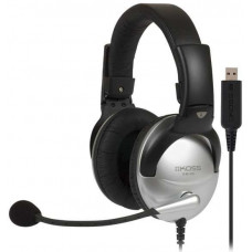 Наушники с микрофоном Koss SB45-USB черный/серебристый 2.4м мониторные оголовье (15116464)