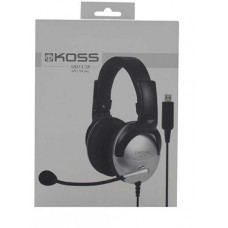 Наушники с микрофоном Koss SB45-USB черный/серебристый 2.4м мониторные оголовье (15116464)
