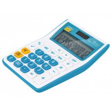 Калькулятор настольный Deli E1122/BLUE синий 12-разр.