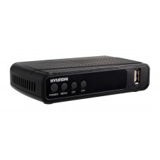 Ресивер DVB-T2 Hyundai H-DVB520 черный