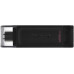 Флеш Диск Kingston 128Gb DataTraveler 70 Type-C DT70/128GB USB3.2 черный