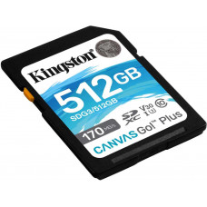 Флеш карта SDXC 512Gb Class10 Kingston SDG3/512GB Canvas Go! Plus w/o adapter