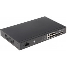 Коммутатор Dahua DH-PFS4210-8GT-150 (L2) 8x1Гбит/с 2SFP 8PoE+ 150W управляемый