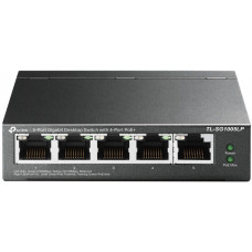 Коммутатор TP-Link TL-SG1005LP (L2) 5x1Гбит/с 4PoE+ 40W неуправляемый