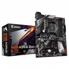 Материнская плата Gigabyte A520 AORUS ELITE Soc-AM4 AMD A520 4xDDR4 ATX AC`97 8ch(7.1) GbLAN RAID+DVI+HDMI