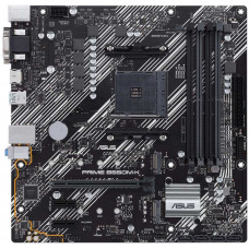 Материнская плата Asus PRIME B550M-K Soc-AM4 AMD B550 4xDDR4 mATX AC`97 8ch(7.1) GbLAN RAID+VGA+DVI+HDMI