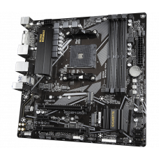 Материнская плата Gigabyte B550M DS3H Soc-AM4 AMD B550 4xDDR4 mATX AC`97 8ch(7.1) GbLAN RAID+DVI+HDMI