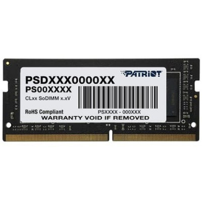 Память DDR4 4Gb 2666MHz Patriot PSD44G266681S Signature RTL PC4-21300 CL19 SO-DIMM 260-pin 1.2В single rank