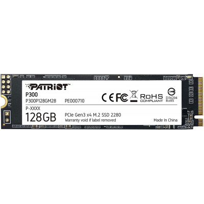 Накопитель SSD Patriot PCI-E x4 128Gb P300P128GM28 P300 M.2 2280
