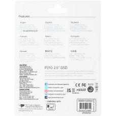 Накопитель SSD Patriot SATA III 256Gb P210S256G25 P210 2.5"