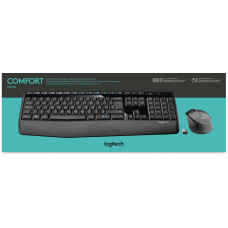 Клавиатура + мышь Logitech MK345 клав:черный мышь:черный USB 2.0 беспроводная Multimedia