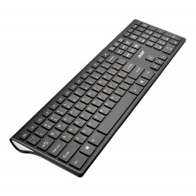 Клавиатура Acer OKR020 черный USB беспроводная slim Multimedia