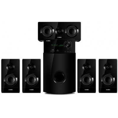 Колонки Sven HT-210 5.1 черный 125Вт