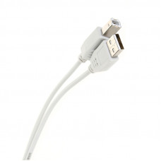 Кабель USB2.0  A-->B (1.8м) белый, Telecom.
