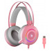 Наушники с микрофоном A4 Bloody G521 розовый 2.3м мониторные USB оголовье (G521 ( PINK ))