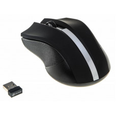 Мышь Оклик 615MW черный/серебристый оптическая (1000dpi) беспроводная USB для ноутбука (3but)