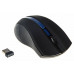 Мышь Оклик 615MW черный/синий оптическая (1000dpi) беспроводная USB для ноутбука (3but)