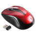 Мышь Оклик 675MW черный/красный оптическая (800dpi) беспроводная USB для ноутбука (3but)