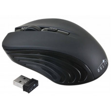 Мышь Оклик 545MW черный оптическая (1600dpi) беспроводная USB для ноутбука (4but)