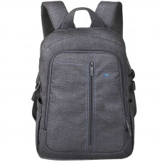 Рюкзак для ноутбука 15.6" Riva 7560 серый полиэстер