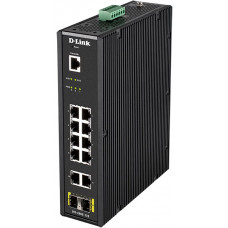 Коммутатор D-Link DIS-200G-12S/A1A 10x1Гбит/с 2SFP управляемый