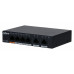 Коммутатор Dahua DH-PFS3006-4GT-60 (L2) 4x100Мбит/с 3PoE+ 1PoE++ 60W неуправляемый