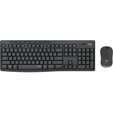Клавиатура + мышь Logitech MK295 Silent Wireless Combo клав:черный мышь:черный USB беспроводная