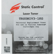 Тонер Static Control TRSUNIV3-1KG черный флакон 1000гр. для принтера Samsung ML2160/SCX3400/M2020/M2070