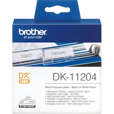 Картридж ленточный Brother DK11204 для Brother QL-570