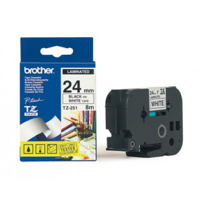 Картридж ленточный Brother TZE251 для Brother P-Touch