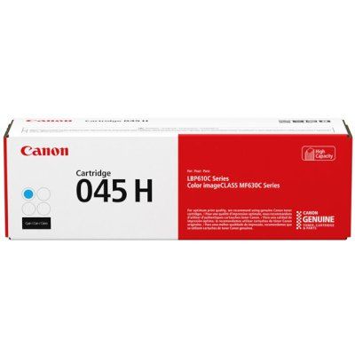 Картридж лазерный Canon 045 H C 1245C002 голубой (2200стр.) для Canon i-SENSYS MF630