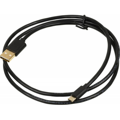Кабель 2A Square Connector micro USB B (m) USB A(m) 1м черный