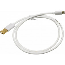 Кабель 2A Square USB (m)-micro USB (m) 0.75м белый