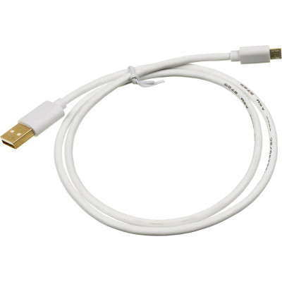Кабель 2A Square USB (m)-micro USB (m) 0.75м белый