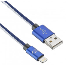 Кабель Digma USB (m)-Lightning (m) 1.2м синий
