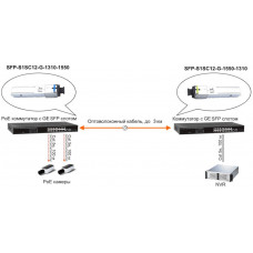 Модуль Osnovo SFP-S1SC12-G-1550-1310