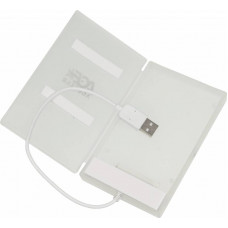 Внешний корпус для HDD/SSD AgeStar SUBCP1 SATA пластик белый 2.5"