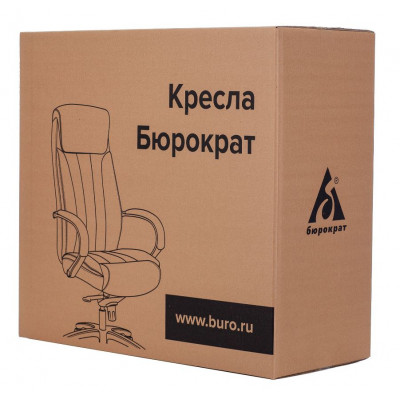 Кресло руководителя Бюрократ T-898SL черный Leather Venge Black эко.кожа крестовина металл хром