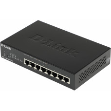 Коммутатор D-Link DGS-1100-08PLV2/A1A (L2) 8x1Гбит/с 4PoE+ 80W управляемый