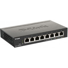 Коммутатор D-Link DGS-1100-08PLV2/A1A (L2) 8x1Гбит/с 4PoE+ 80W управляемый