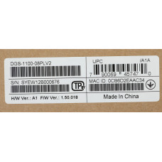 Коммутатор D-Link DGS-1100-08PLV2/A1A (L2) 8x1Гбит/с 4PoE+ 80W управляемый
