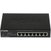 Коммутатор D-Link DGS-1100-08PLV2/A1A (L2) 8x1Гбит/с 4PoE+ 80W управляемый