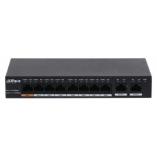 Коммутатор Dahua DH-PFS3010-8GT-96 10x1Гбит/с 7PoE+ 1PoE++ 96W неуправляемый